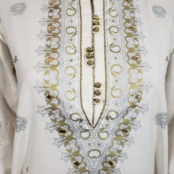 Almirah Junaid Jamshed Pakistani Fancy Ready-Made Long Kameez Pant Outfit XS/37 - Picture 10 of 14